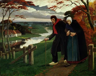 Das Ende des Herbstes oder, Die Blinden, 1889